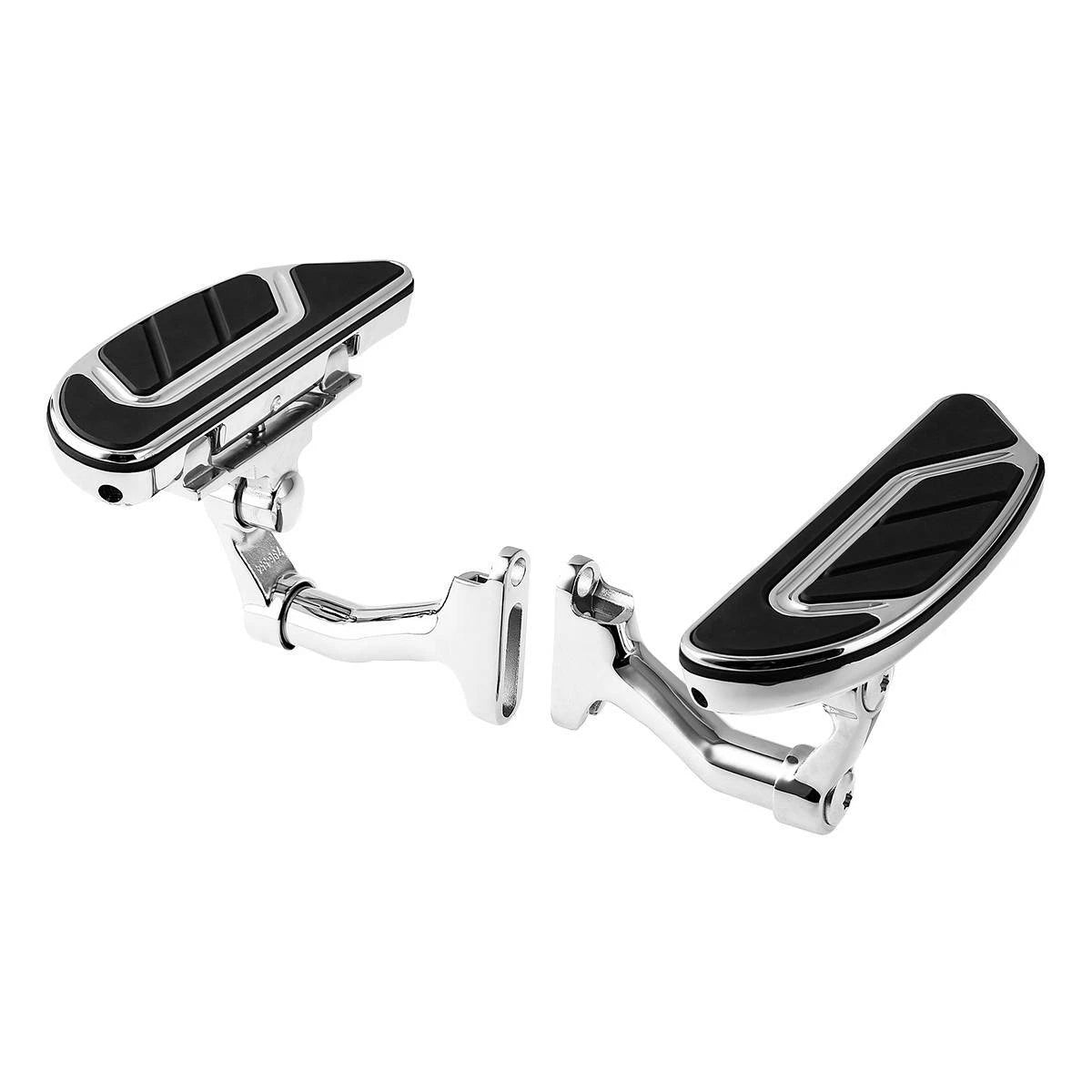 Chrome Rear Passenger Floorboard Kit for Harley Touring (1993–2025)