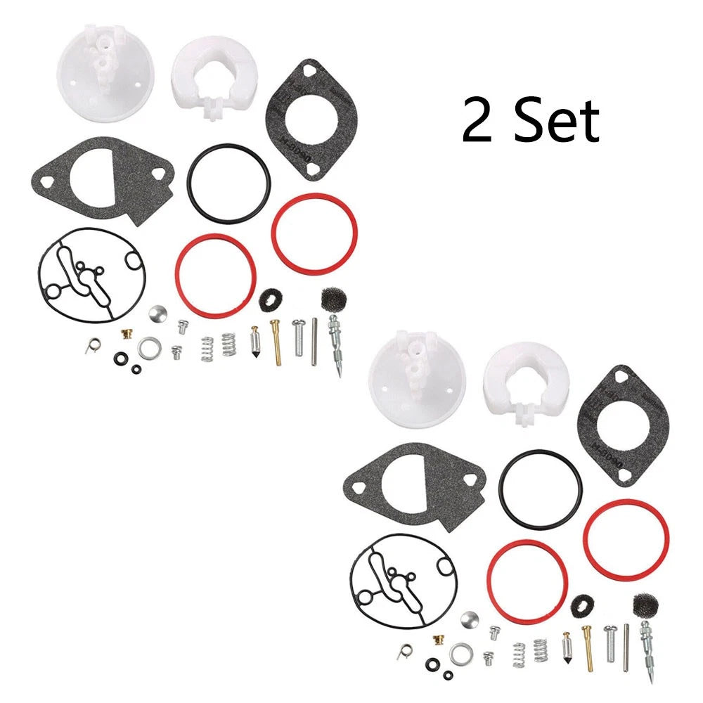 Set of 2 Carburetor Repair Kits for Briggs & Stratton Nikki (796184)