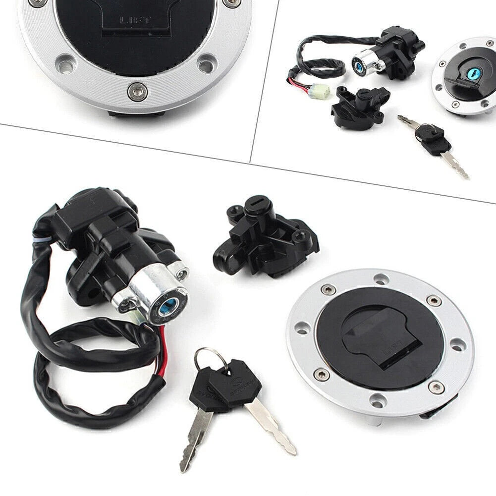 Ignition Switch + Fuel Gas Cap Lock + Key Set for Suzuki GSF600 GSF1200 (1995–2005)