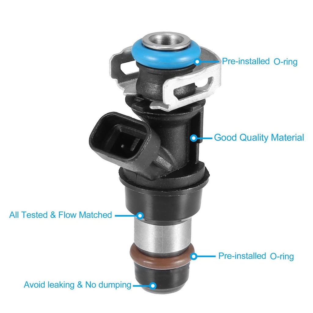 8pc Fuel Injector Replacement for Chevy Silverado GMC Sierra 6.0L (2000–2000)