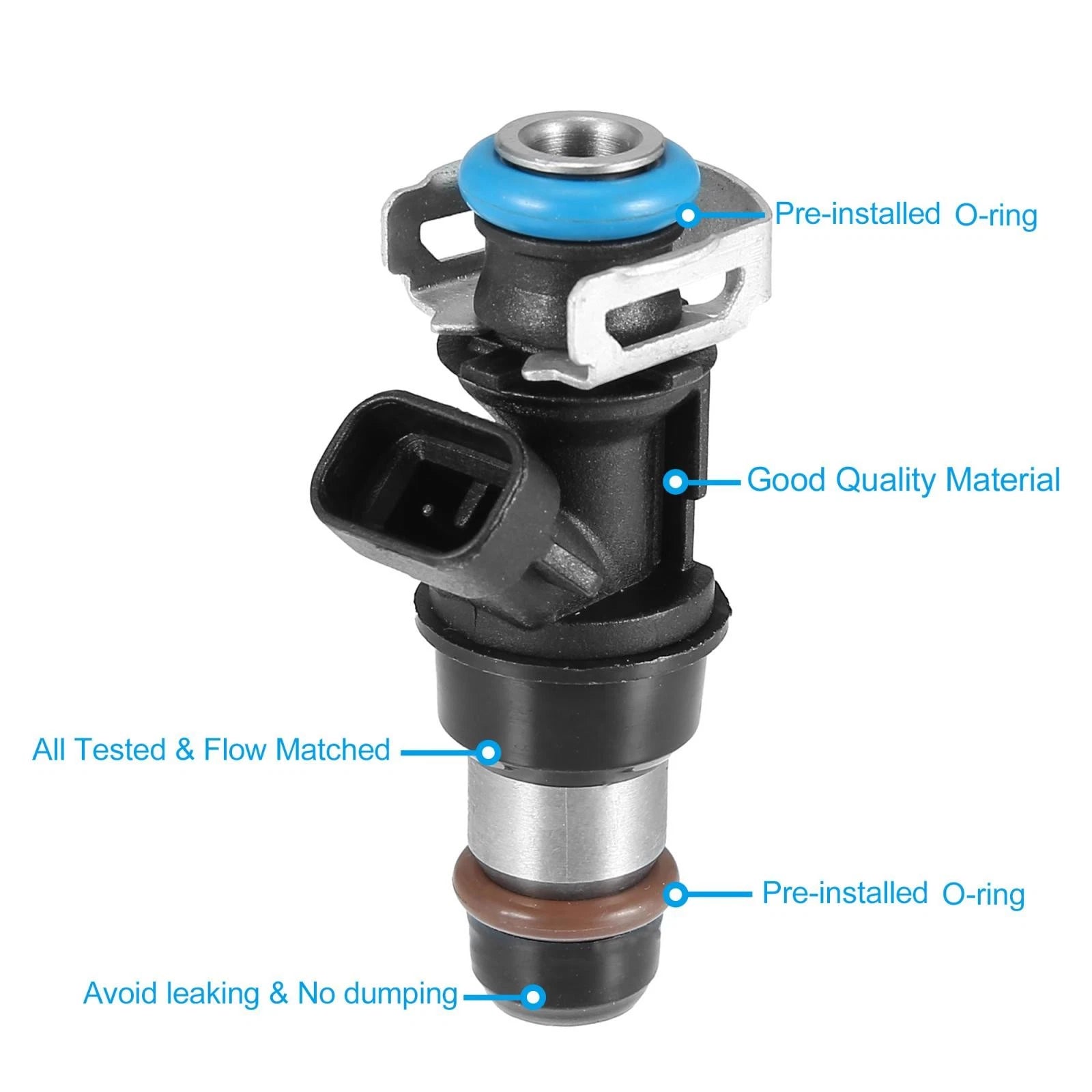 8pc Fuel Injector Replacement for Chevy Silverado GMC Sierra 6.0L (2000–2000)