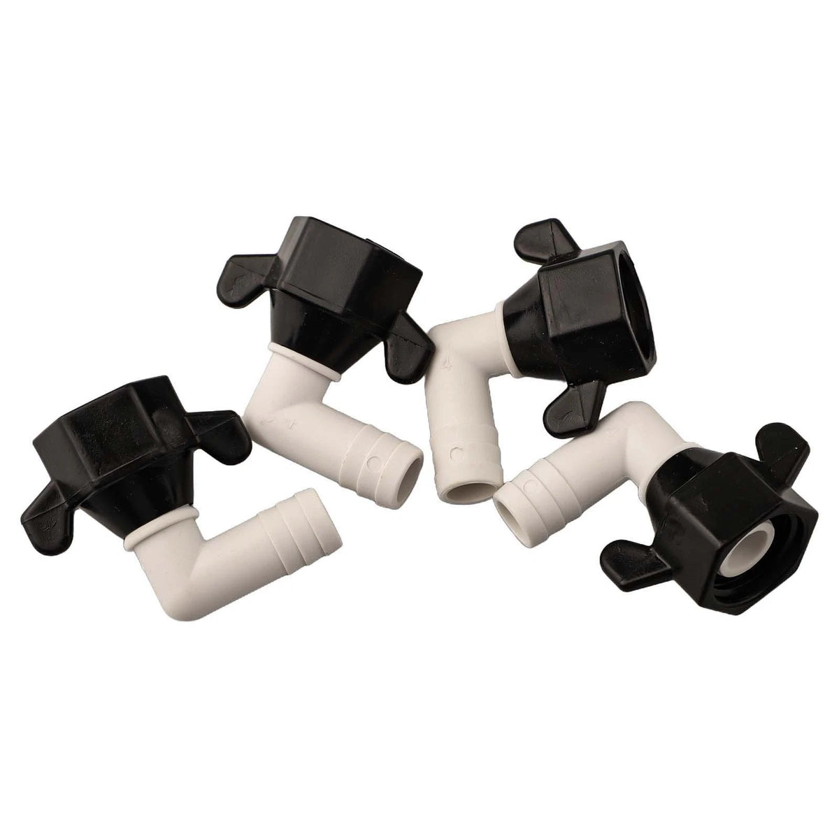 Rotatable Barb Elbow and Straight Swivel Adapters for Easy Installation