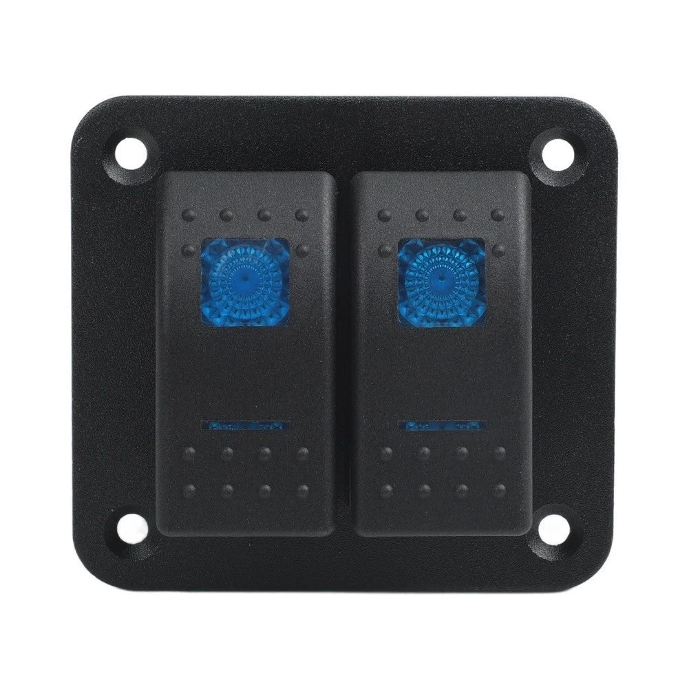 Rocker Switch Panel for Quick Control of Electrical Devices (12V 24V)