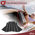 Door Pillar Window Trim Replacement for Hyundai IX35 2022-2024 Black
