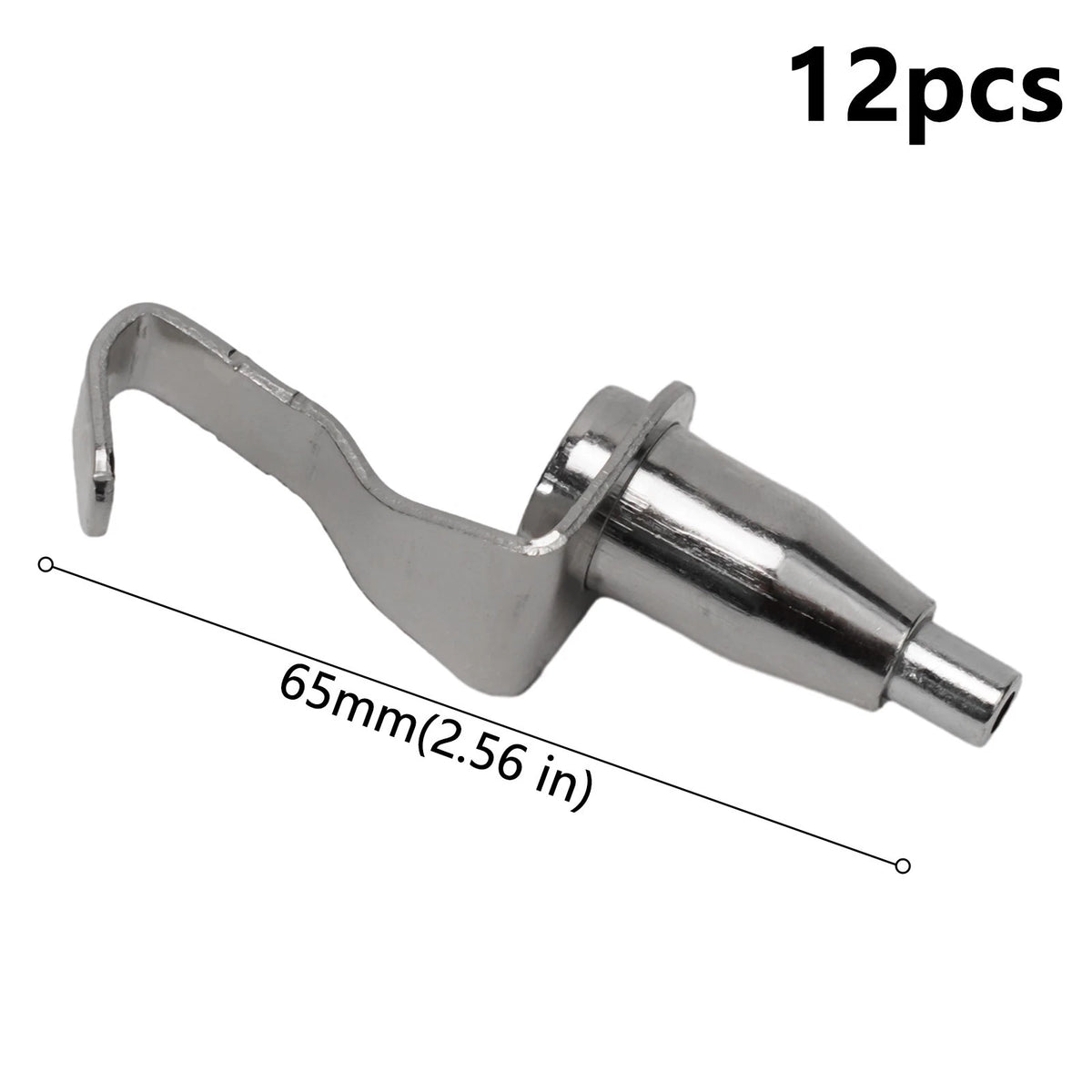 12 Piece Set of Adjustable Art Gallery Hooks for Secure Display