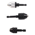 3 Piece Drill Chuck Adapter Hex Shank Quick Change Tool for