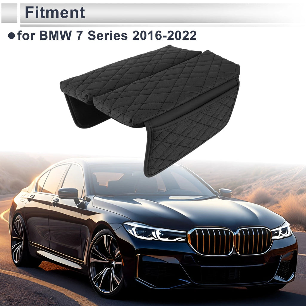 Car Center Console Cover with Storage Bag for BMW 7 Series (2016–2022)
