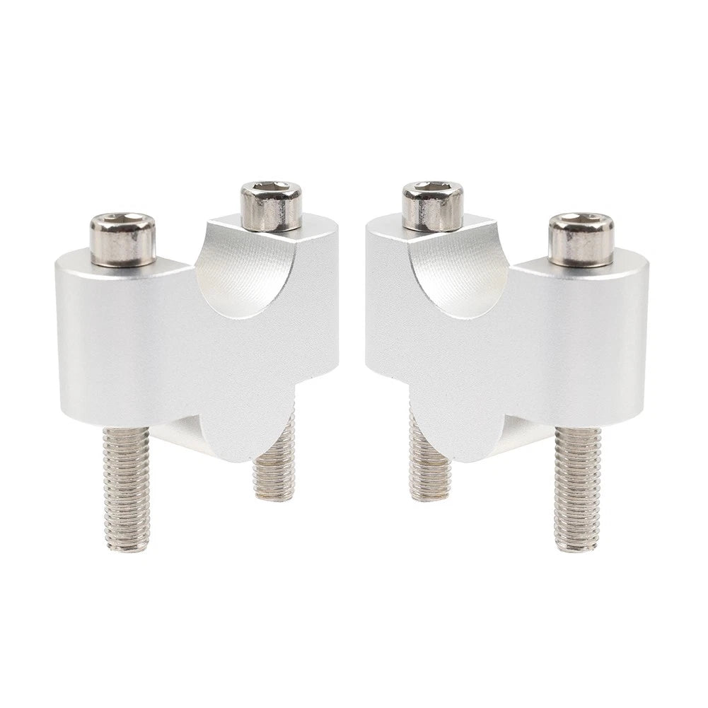 Handlebar Riser Lift Set Clamps 7/8" Bar 25mm for Honda Kawasaki
