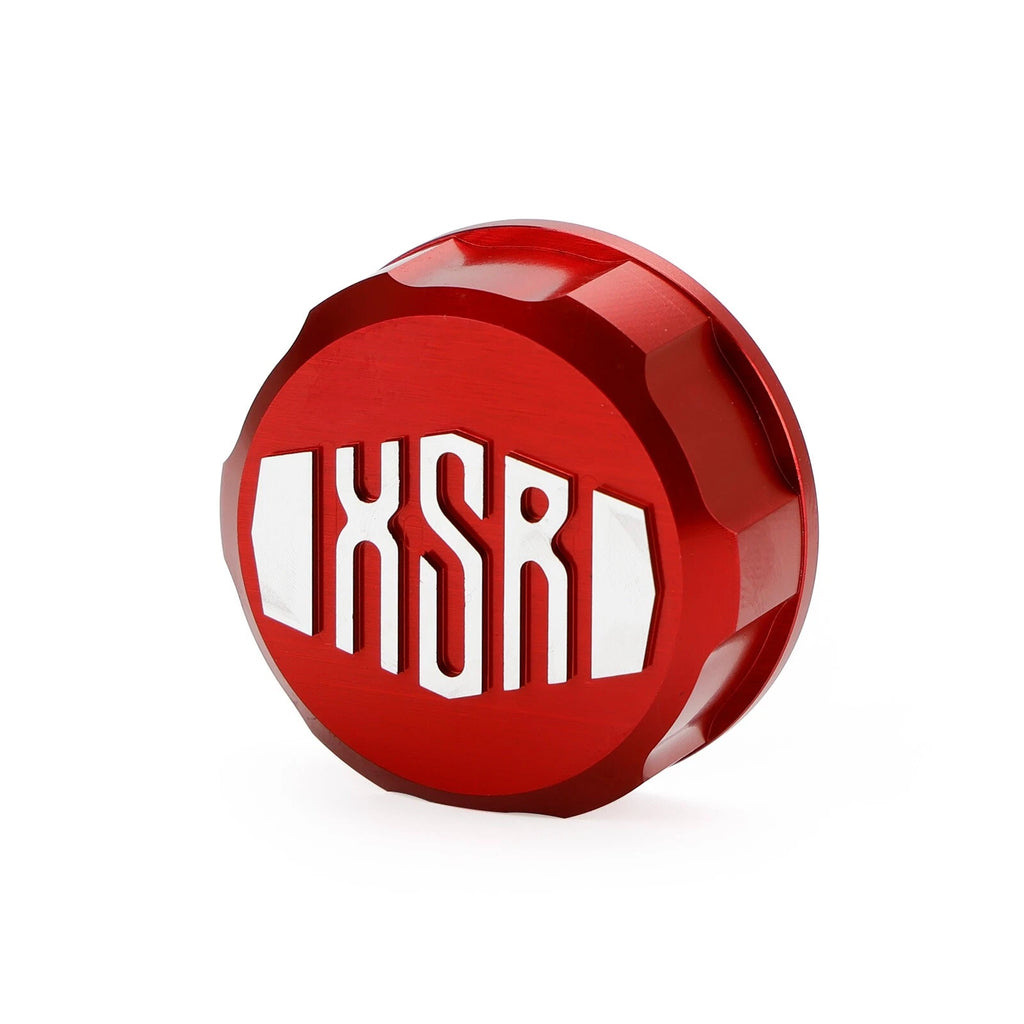 CNC Red Rear Brake Reservoir Cover Cap for Yamaha XSR 155 700 900 (2016–2023)