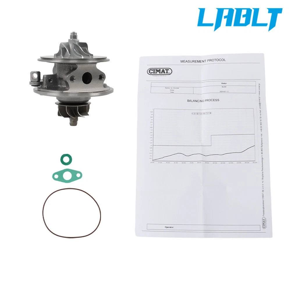 Turbocharger Cartridge CHRA for VW Jetta Golf Beetle 2004–2006 1.9TDI KP39