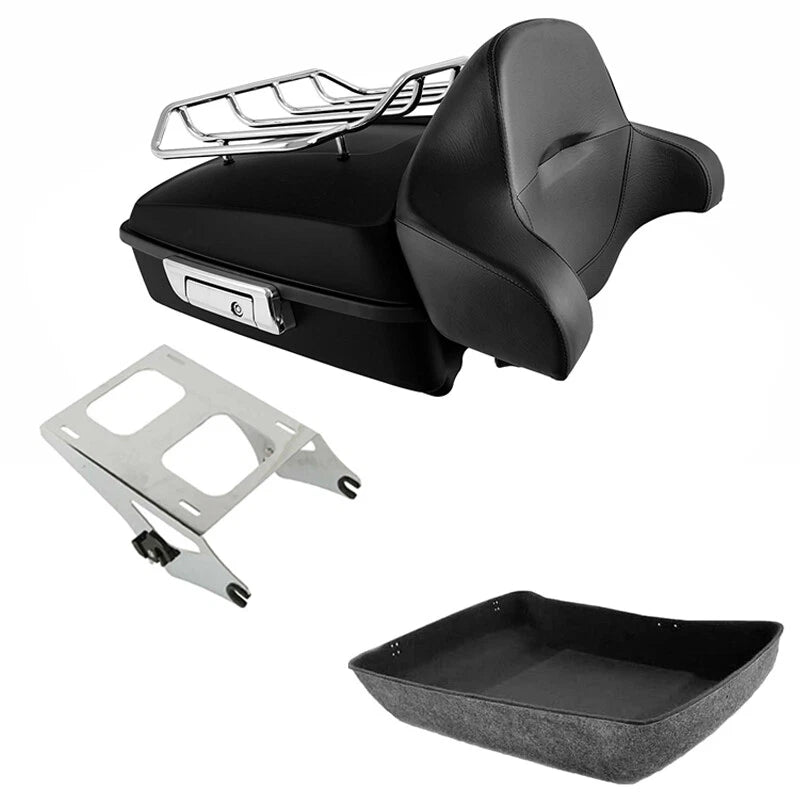 Chopped Trunk Pad Mount Rack for Harley Touring Road Glide (2014–2026)