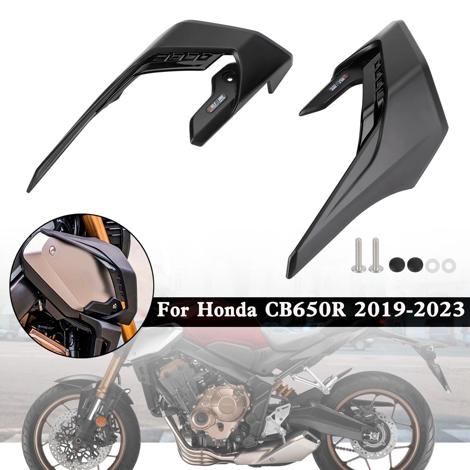 Side Spoilers for Honda CB650R (2019–2023) T9