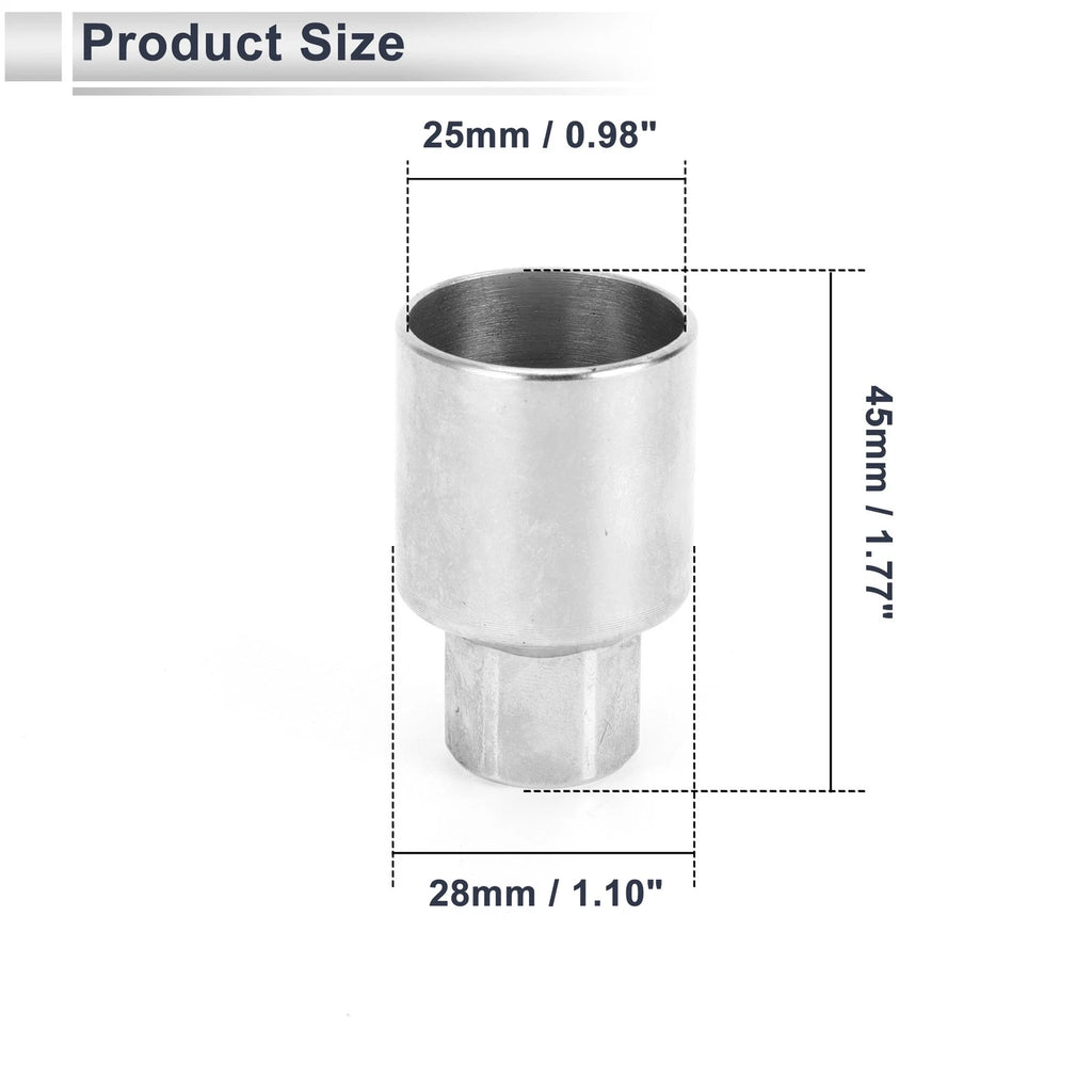 Wheel Lock Lugnut Antitheft Key Socket for Jeep Compass (2007–2023)
