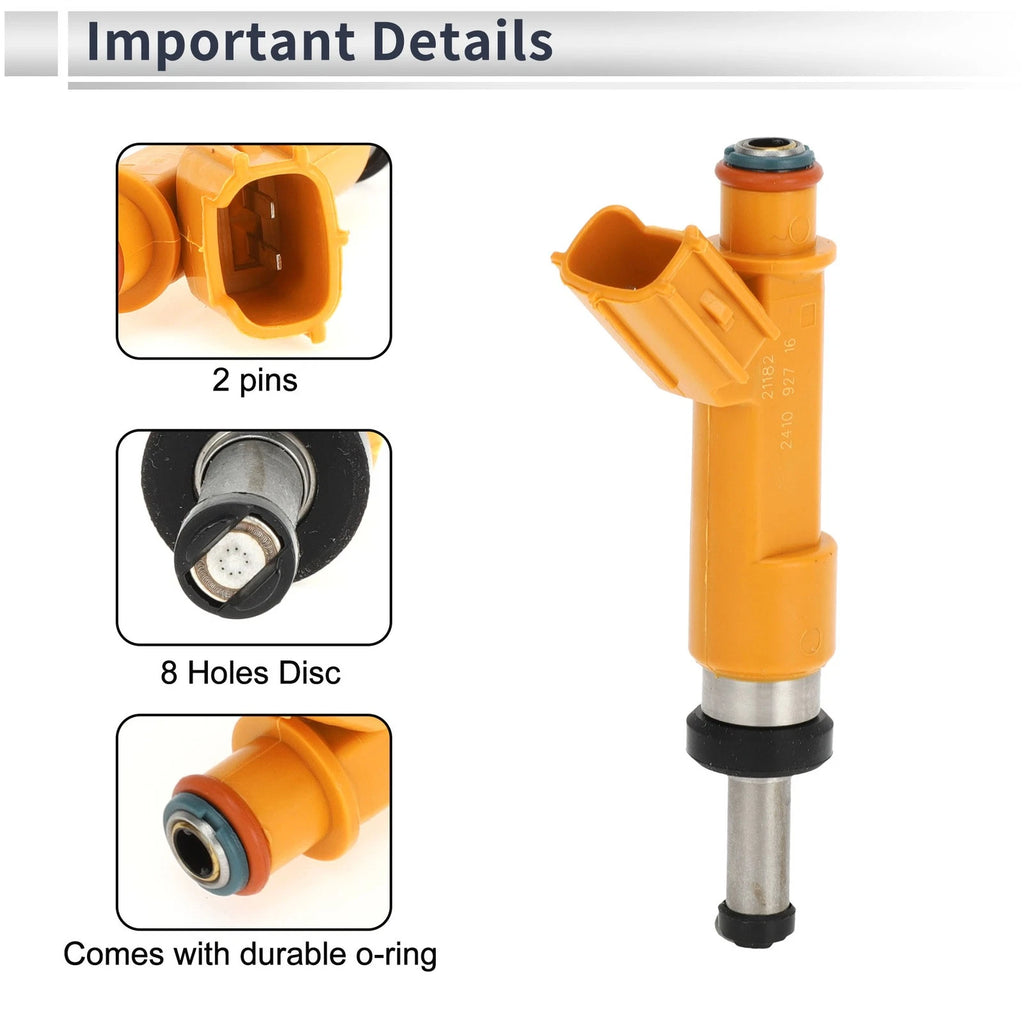 Fuel Injector Replacement for Toyota Solara 3.0 (2003–2008) 1 Pc Yellow