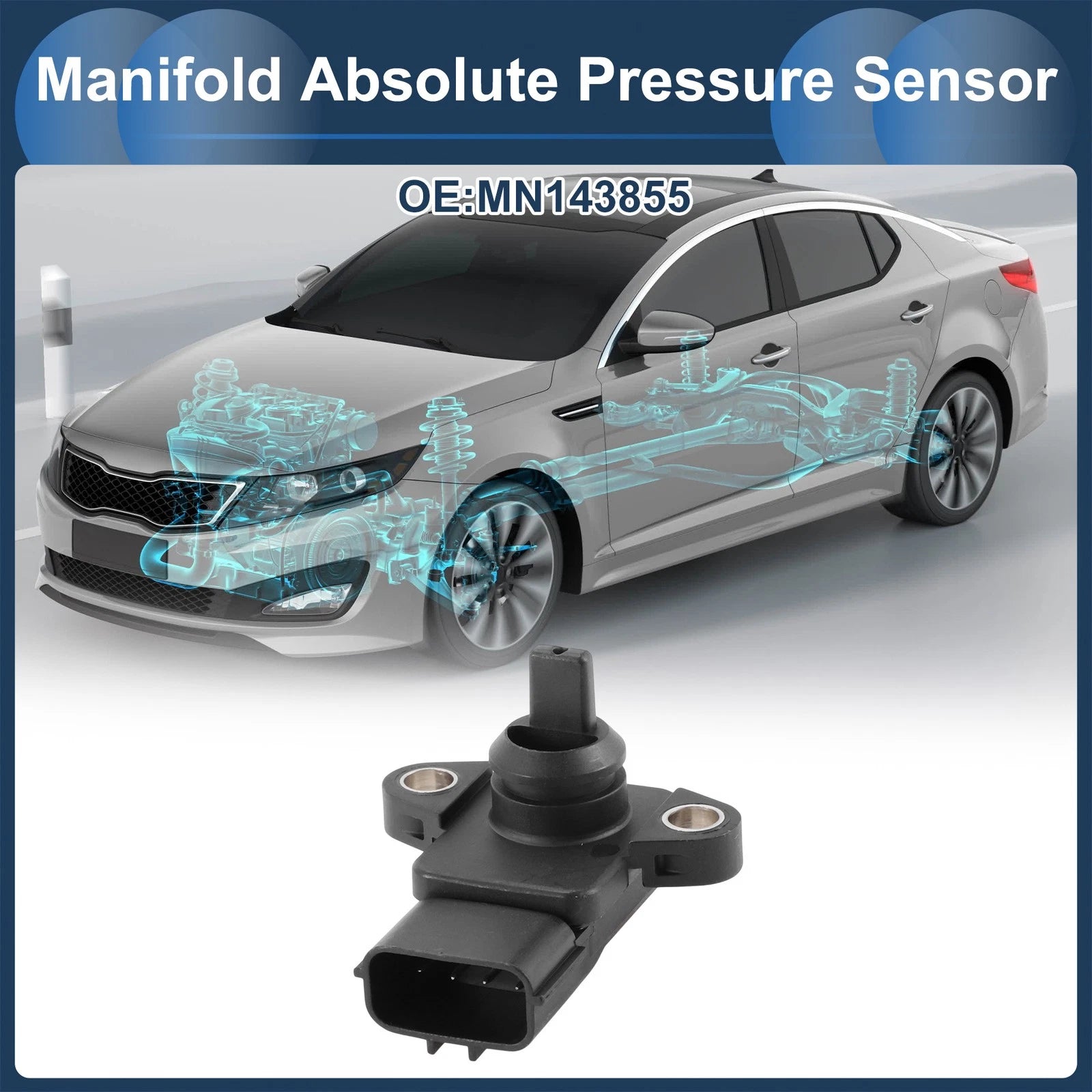 MAP Pressure Sensor OEM Replacement for Mitsubishi Colt (2010–2016)