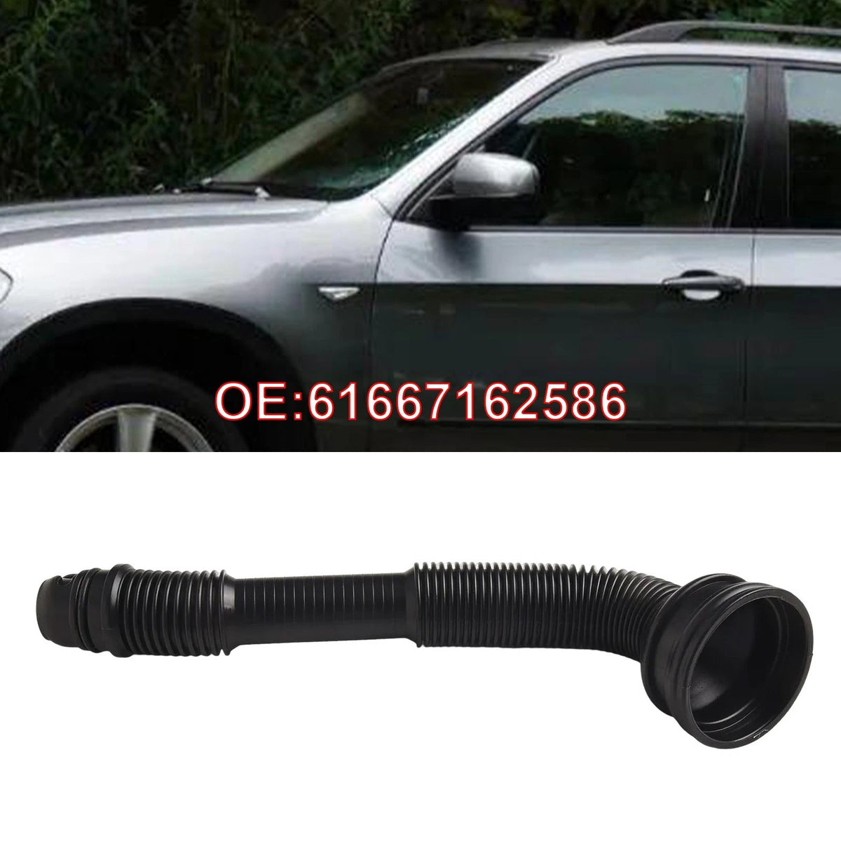 Windshield Wiper Washer Filler Pipe Tube for BMW E70 E71 (2007–2017)