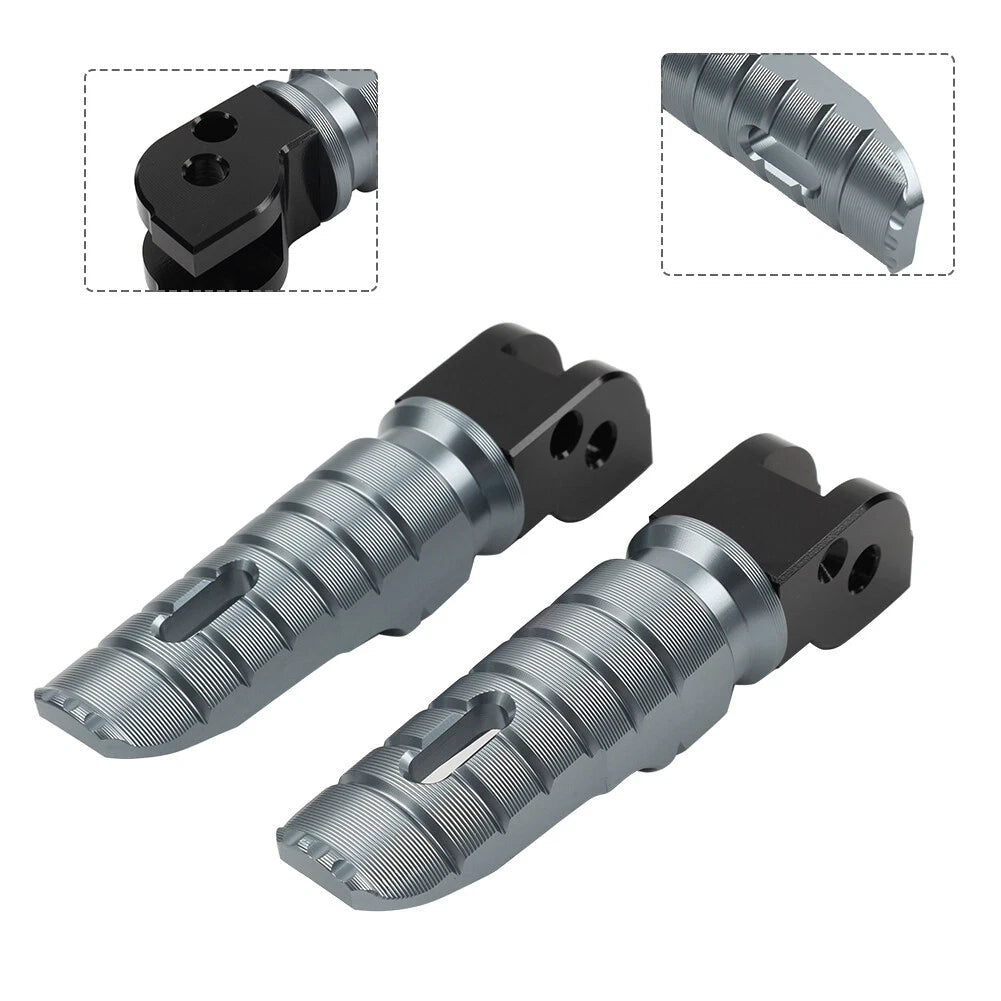 Passenger Rear Foot Peg for Ducati Multistrada 1200 (2010–2017), 1260 (2018–2019) Gray