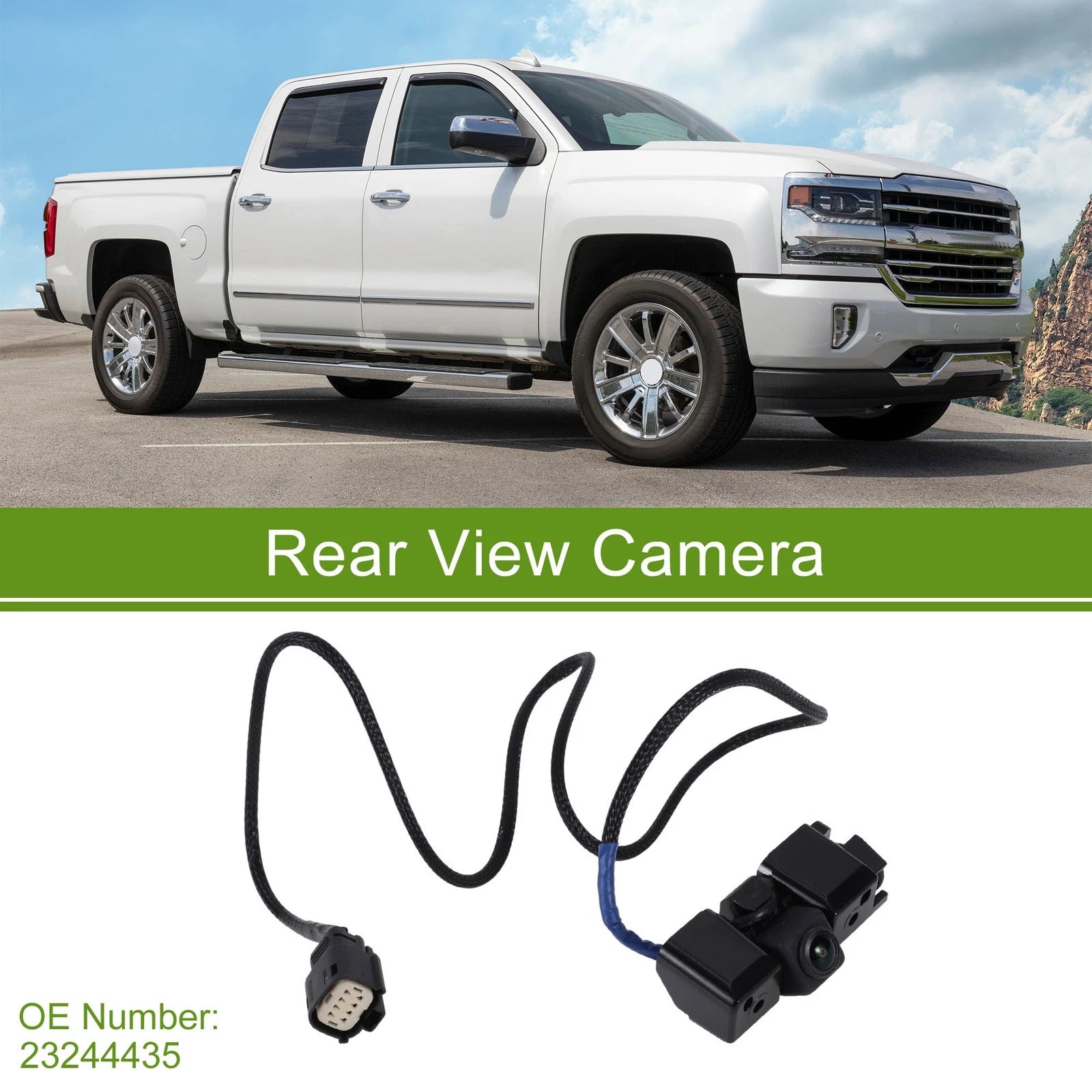 Rear View Backup Camera for Chevrolet Cheyenne (2016–2018)