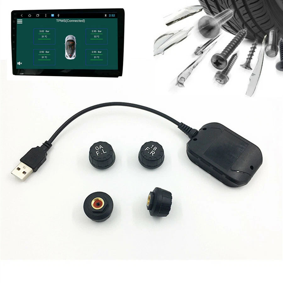 USB TPMS External Sensor for Android Radio (2010–2023)