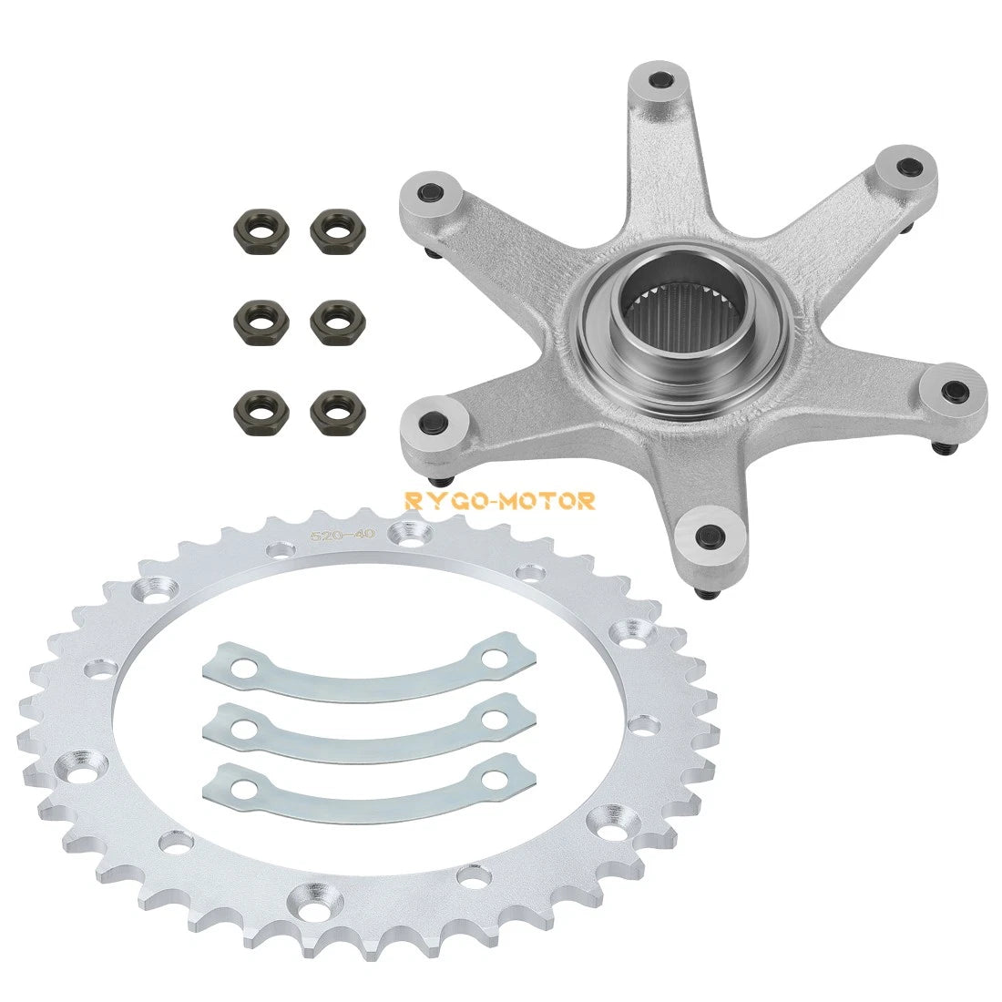 Rear Axle Collar Hub & 40T Sprocket for Yamaha Blaster (2000–2006)