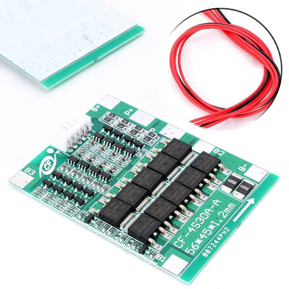 4S 30A PCB Li-ion Lithium Battery Protection Board Module 18650