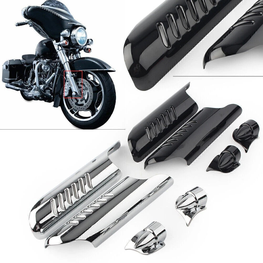 Fork Lower Leg Deflectors Shield Cover for Harley Road Glide FLTR 2007–2009 GZ