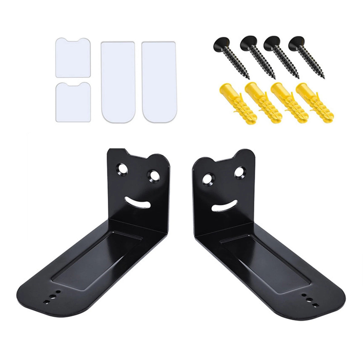 Sound Bar Wall Mount Bracket Kit for Universal Fit (Metal)