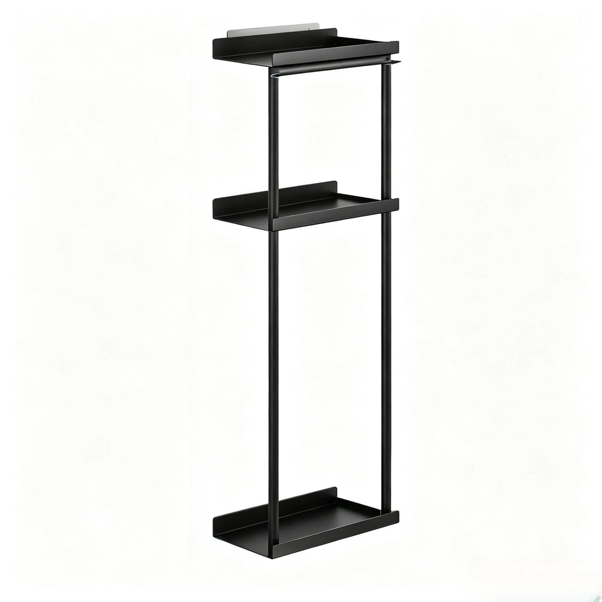 3 Tier Wall Mounted Bathroom Shelf for No Drill Shower Towel Rack