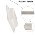 RV Side Vent Cover for Trailer Boat Yacht (White)