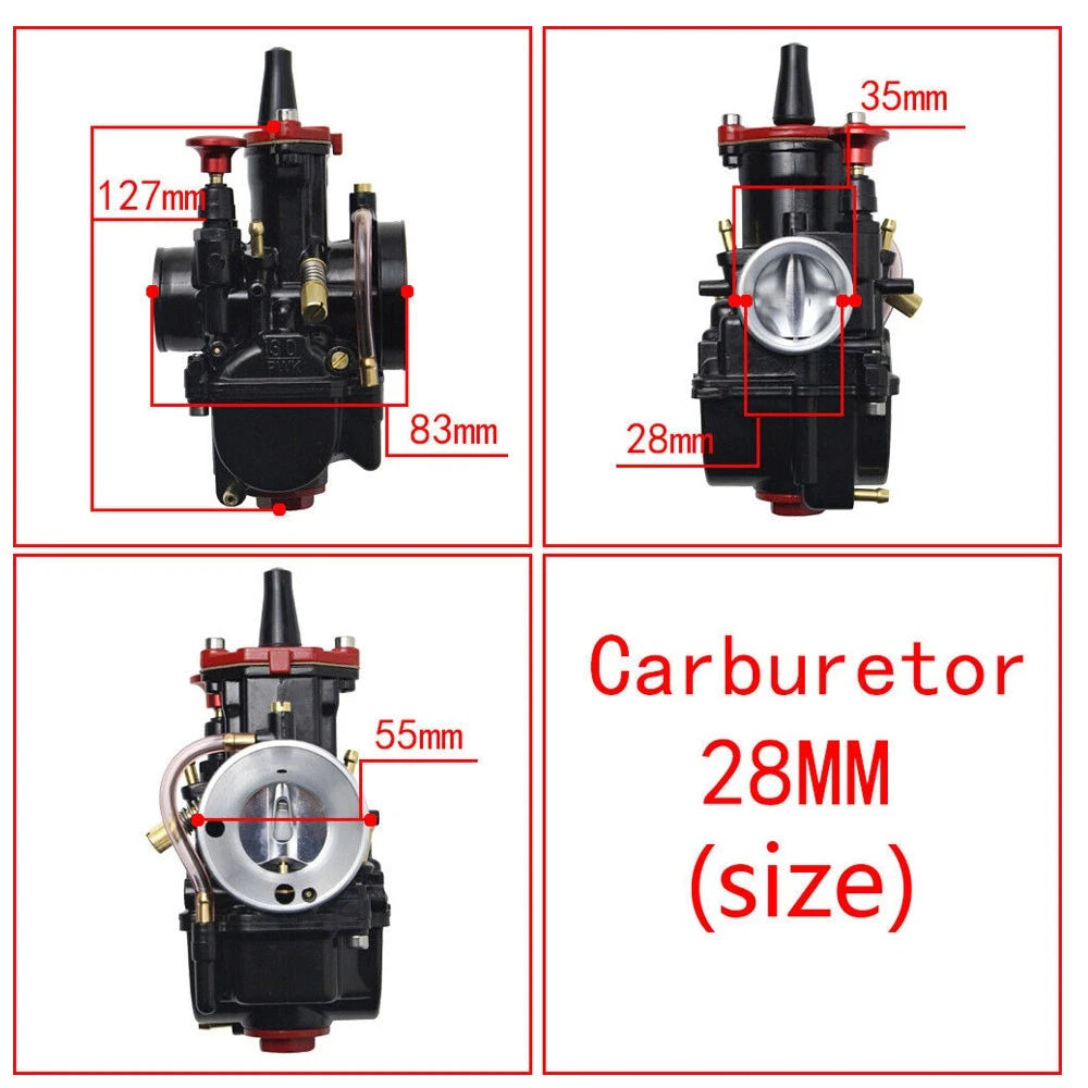 28mm Carburetor Power Jet for PWK28 Carb (125-150cc) ATV Quad Dirt Bike