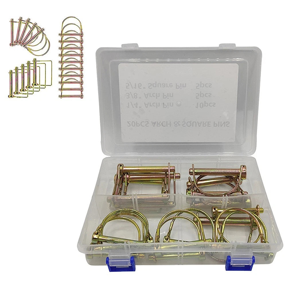 20pcs Shaft Locking Pins Set for Various Applications