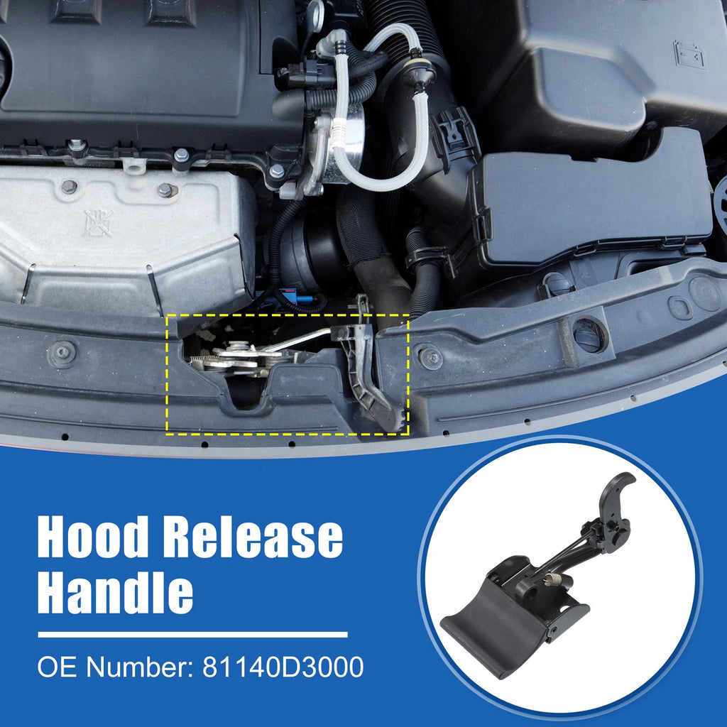 Hood Latch Assembly for Hyundai Tucson (2016–2020) Replacement OEM Fit