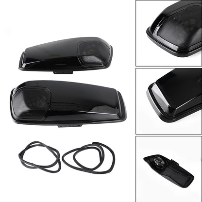 Hard Saddlebag 5x7" Speaker Lids for Harley Touring Road Street Glide (2014–2020)