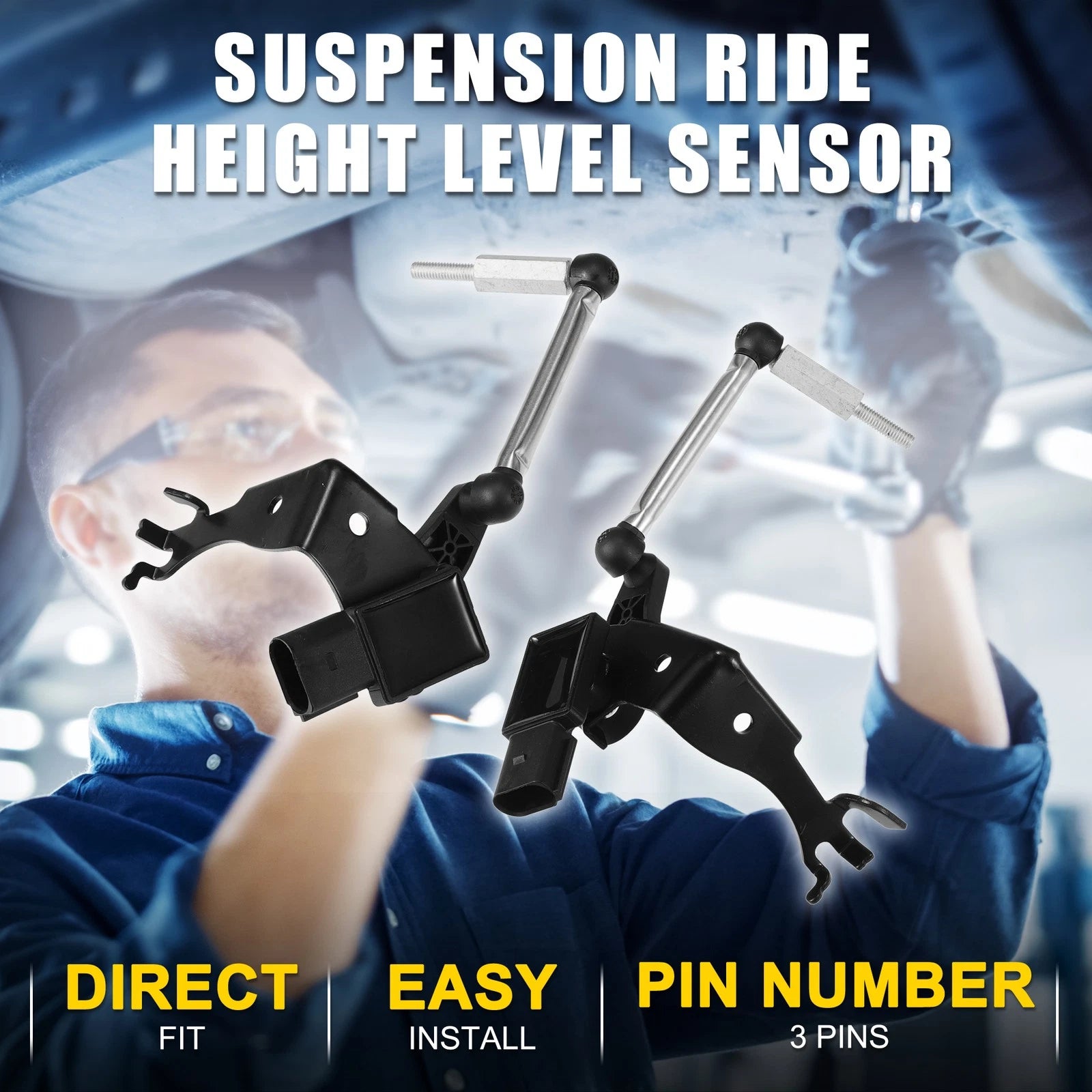 Air Suspension Ride Height Level Sensor for Audi A6 Allroad (2014–2019)