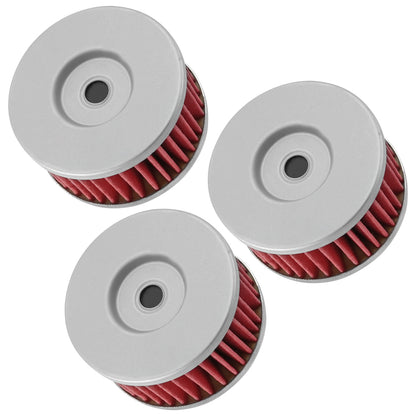 3 Pack Oil Filters Heavy Duty for Suzuki DR650S DR650SE (1990–2024)