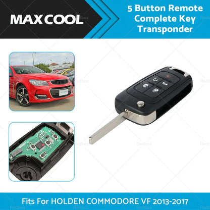 5 Button Remote Key Fob for Holden Commodore VF (2013–2017)