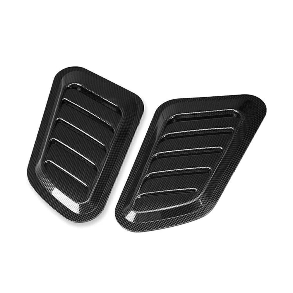 2X Air Flow Intake Hood Scoop Vent Cover Universal