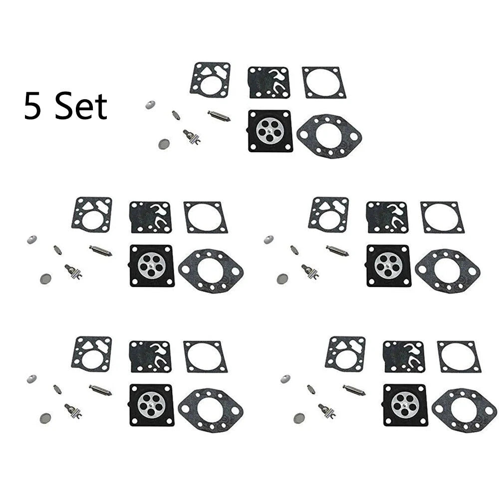 Set of 5 Carburetor Rebuild Kits for Stihl 024 028 030 031 (RK-13HU/RK-14HU)