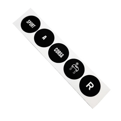 Gear Selector Button Sticker for Maserati GranTurismo