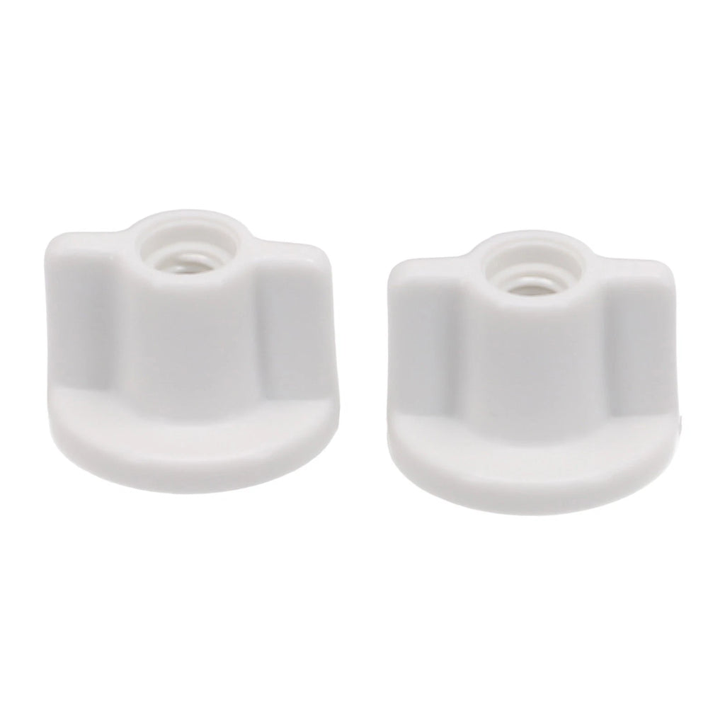 Set of 4 Rear Nut Fixed Replacement for 6mm Screws (White)