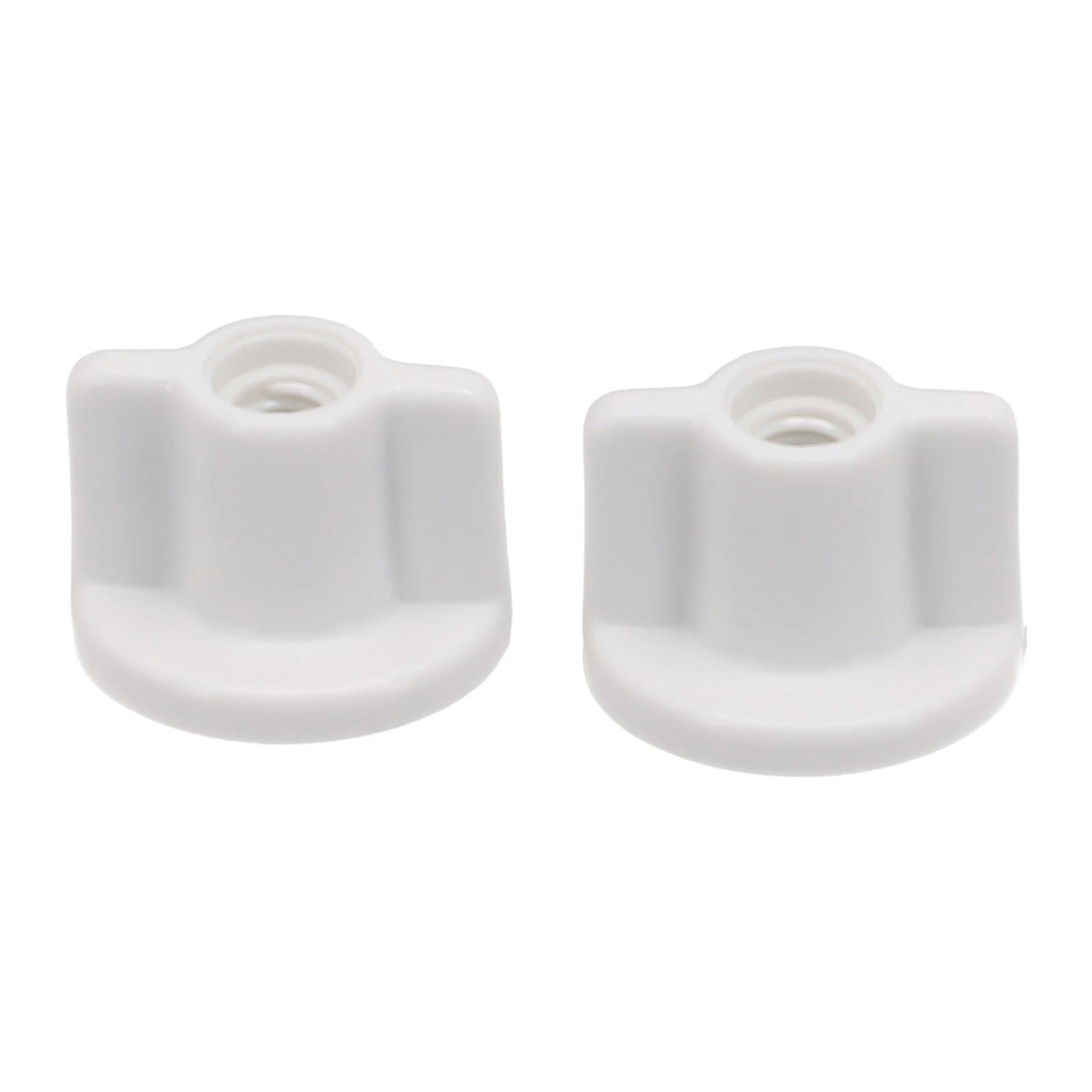 Set of 4 Rear Nut Fixed Replacement for 6mm Screws (White)