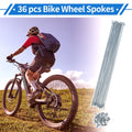 Bicycle Spokes Nipple Set 12G 295mm Carbon Steel for Universal (All)