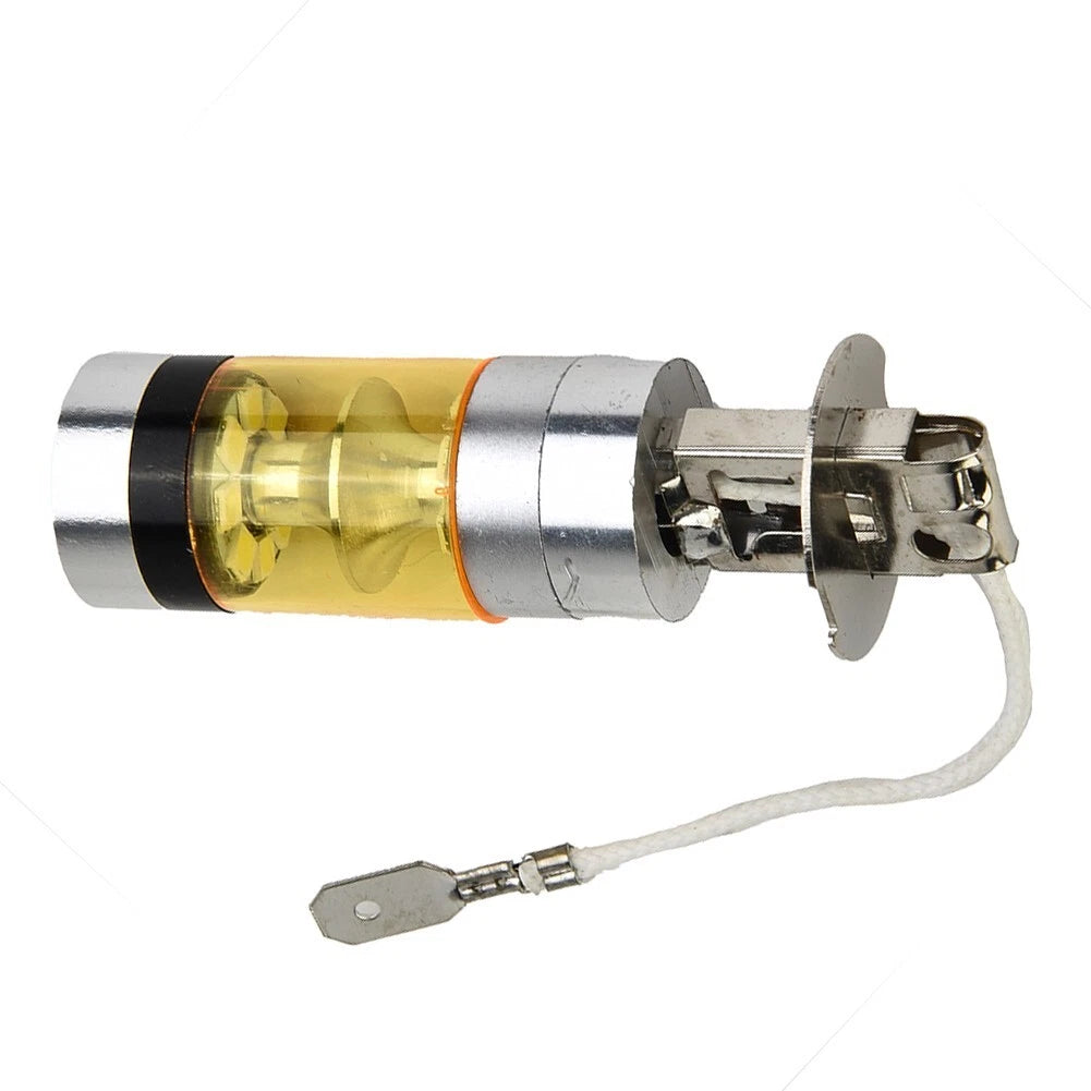2X H3 100W 2828 LED Fog Light Bulb for