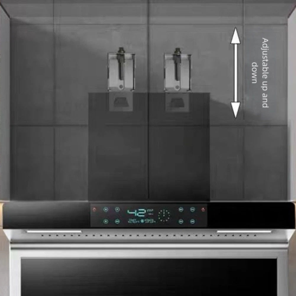 Set of 2 Adjustable Range Hood Hanging Hooks for Kitchen Use