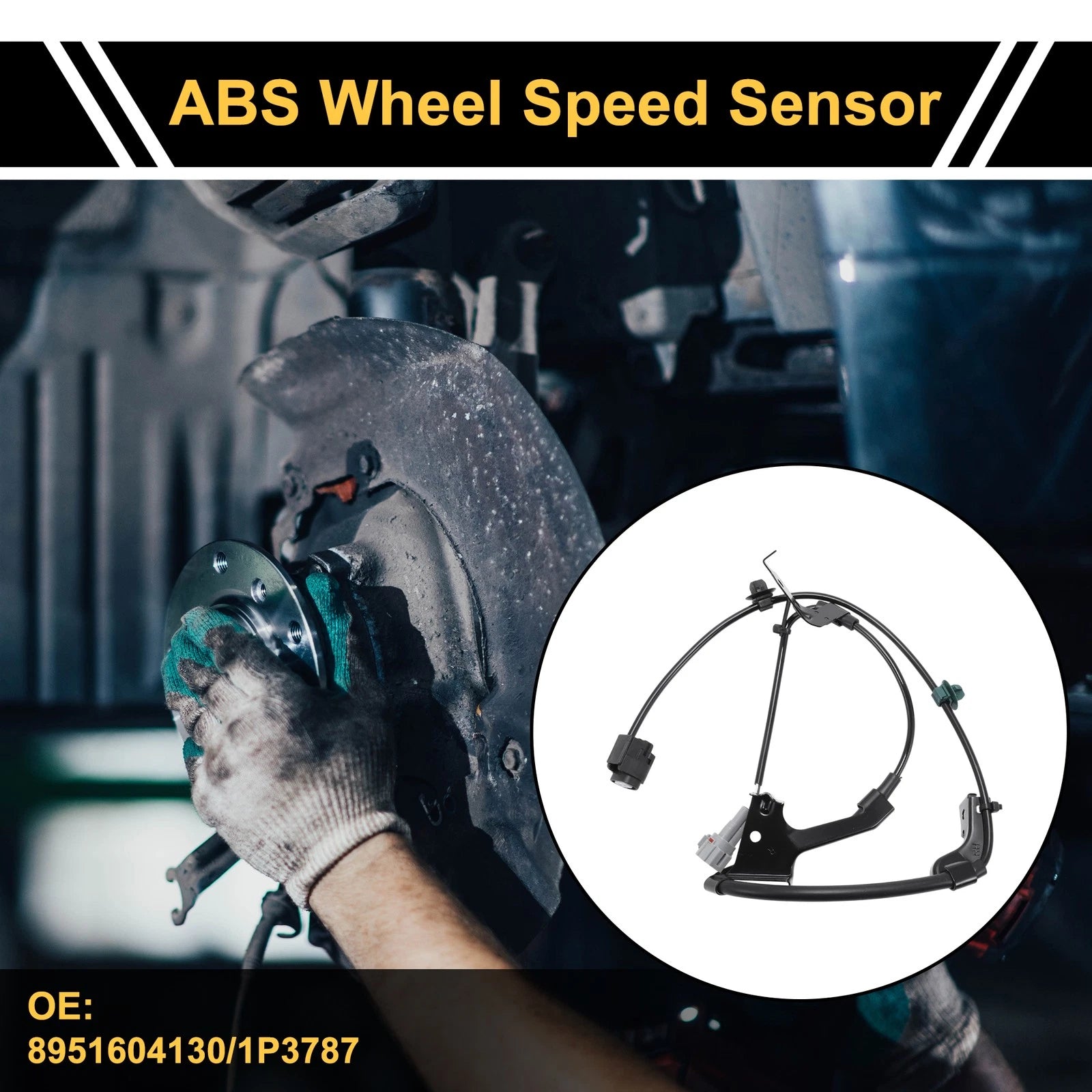 ABS Wheel Speed Sensor Front Right Replacement for Toyota Tacoma (2016–2019)