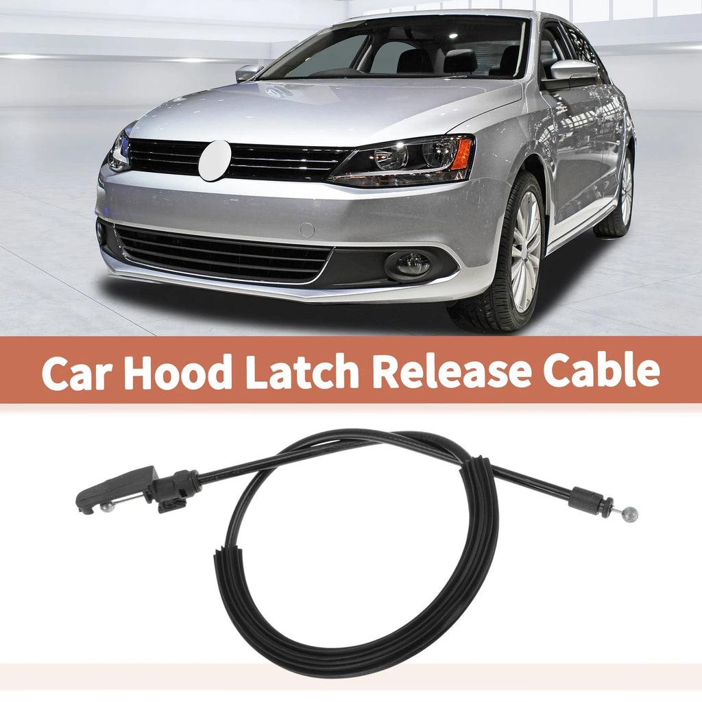 Hood Latch Release Cable Replacement Front for Volkswagen Jetta (2011–2017)