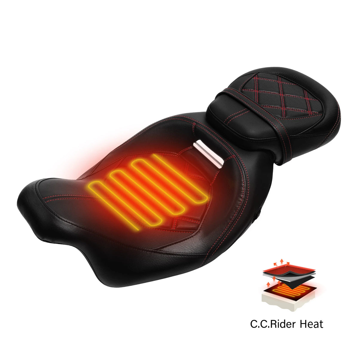Heated Seats for Harley CVO Street Road Glide (2009–2023)