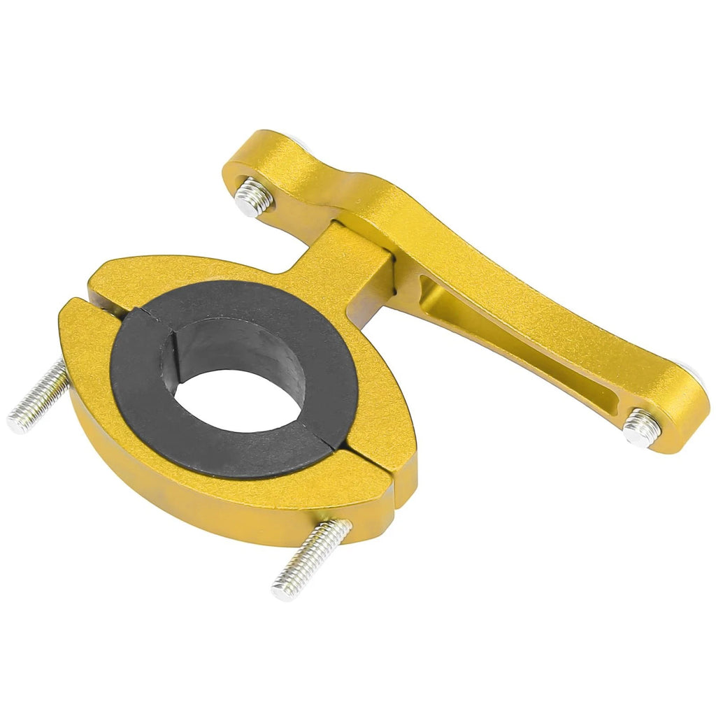 Gold Tone Bike Front Bottle Holder Mount Adapter Adjustable Double Screw