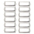 Drawer Cabinet Label Pull Handle 60x24mm (12/48pcs)