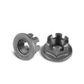 2PCS Front Axle Wheel Castle Nut for Yamaha Banshee Warrior Blaster (200–200)